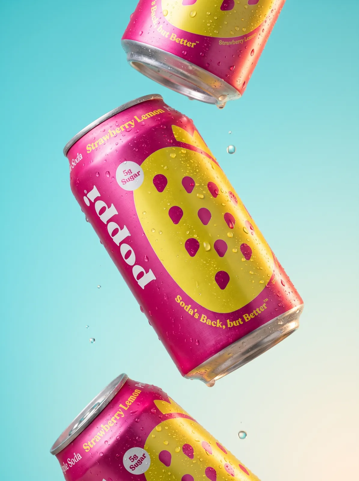 Poppi — A high-energy social concept for prebiotic soda