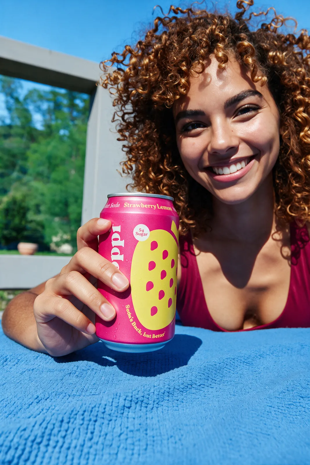 Poppi — A high-energy social concept for prebiotic soda