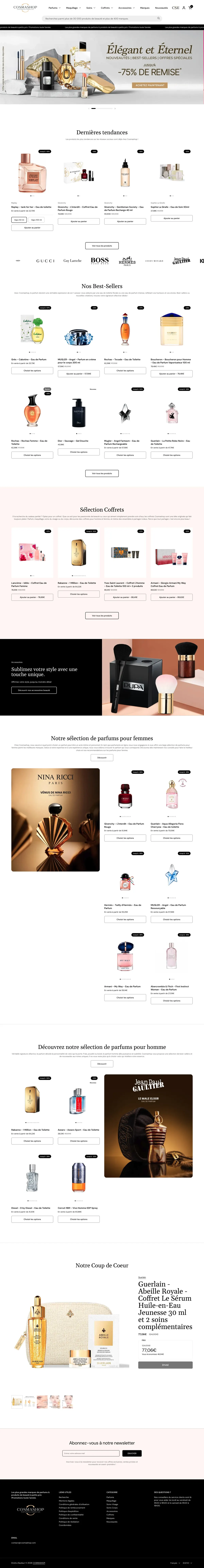 Cosmashop online store