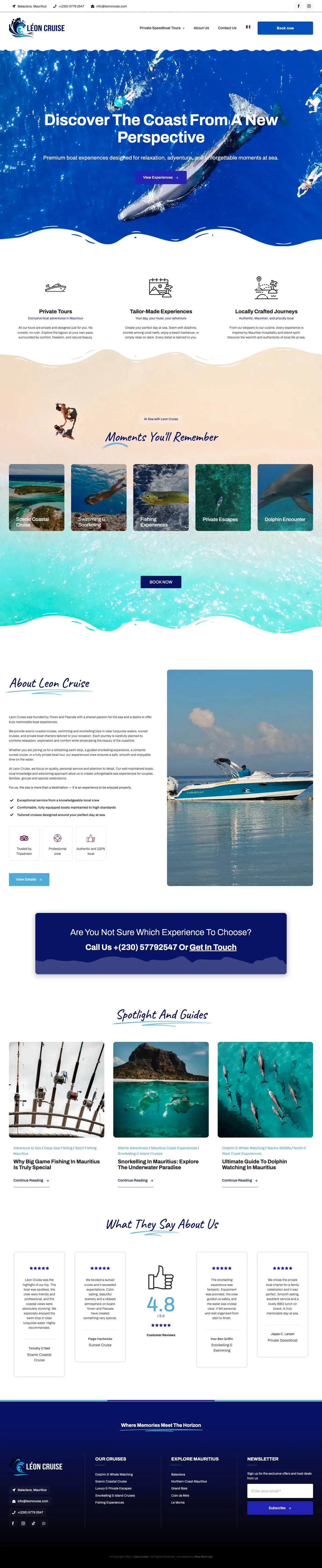 Léon Cruise website