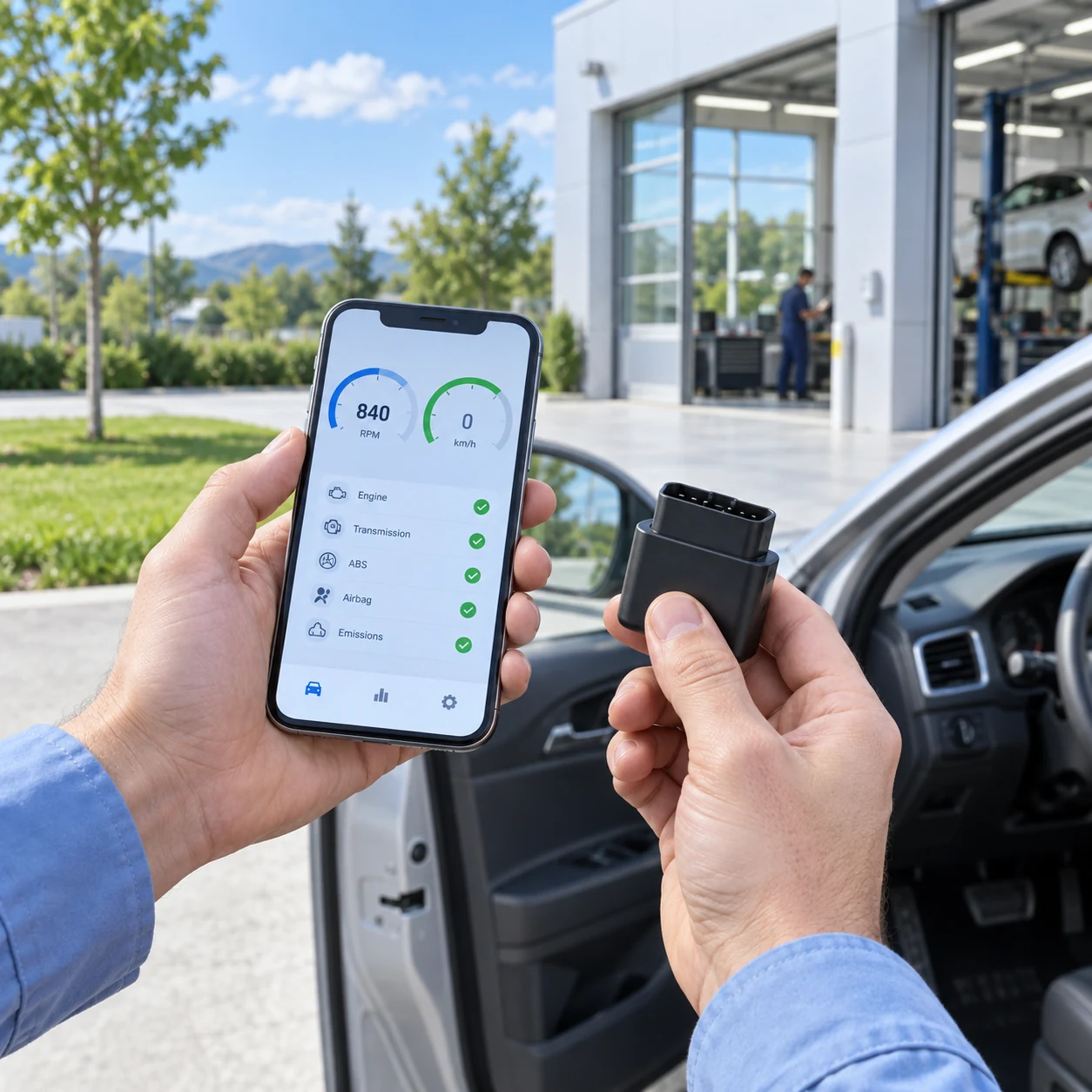 Vehicle diagnostics application